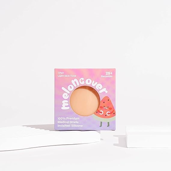 LERFOT Nipple Cover Reusable for Women Thin Silicone Nipple Pasties for Women