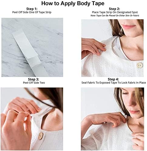 LERFOT 50 Strips Fashion Body Tape