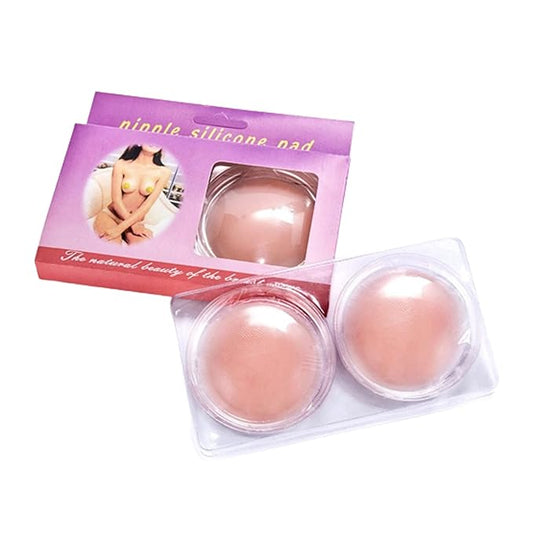 Women's Reusable Nipple Cover, Silicone Adhesive Nipple Covers ,Silicone Peel and Stick Bra Petals